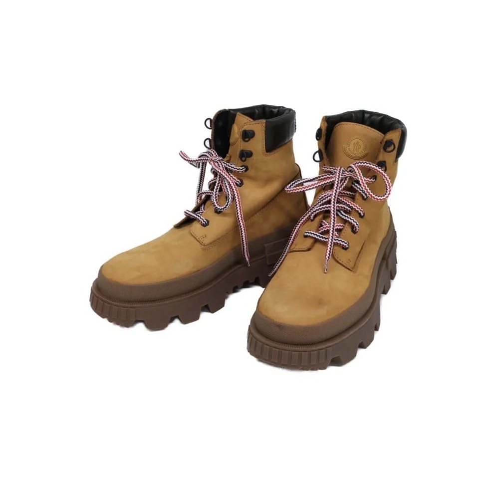 Moncler Tan Mon Corp boots Size 40